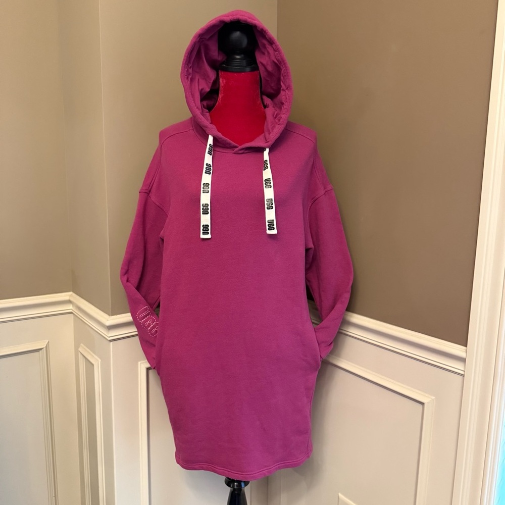 UGG Aderyn Fleece Lounge Hoodie Dress